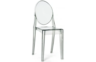 Стул Victoria, пластиковый, clear gray