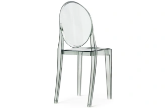 Стул Victoria, пластиковый, clear gray