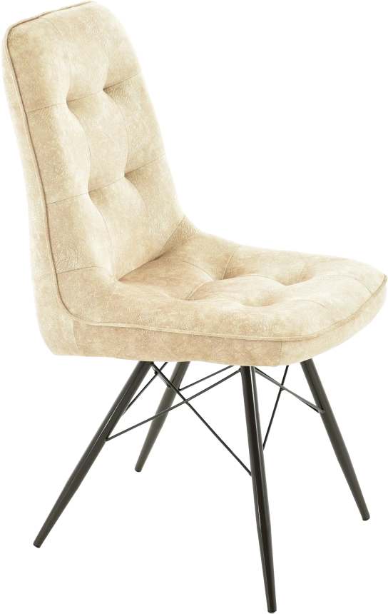 Стул Бордо, мягкий, милано 01, велюр, каркас паук черный 