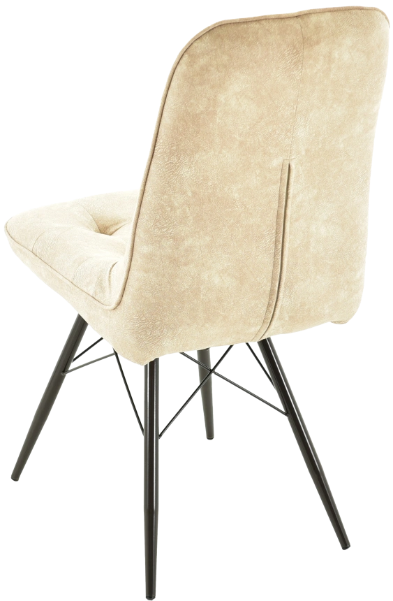 Стул Бордо, мягкий, милано 01, велюр, каркас паук черный 