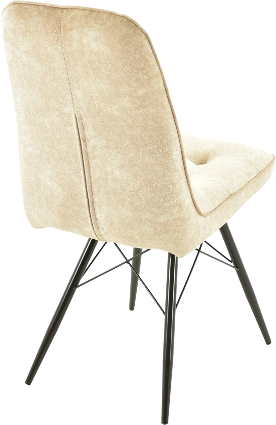 Стул Бордо, мягкий, милано 01, велюр, каркас паук черный 