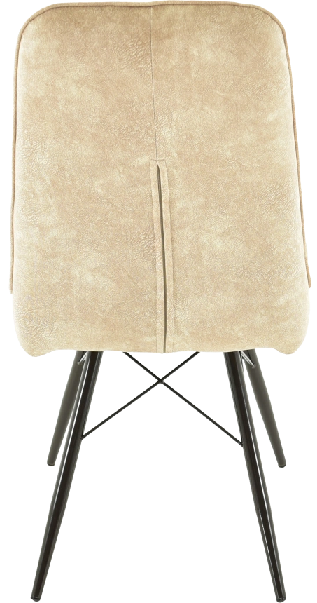 Стул Бордо, мягкий, милано 01, велюр, каркас паук черный 