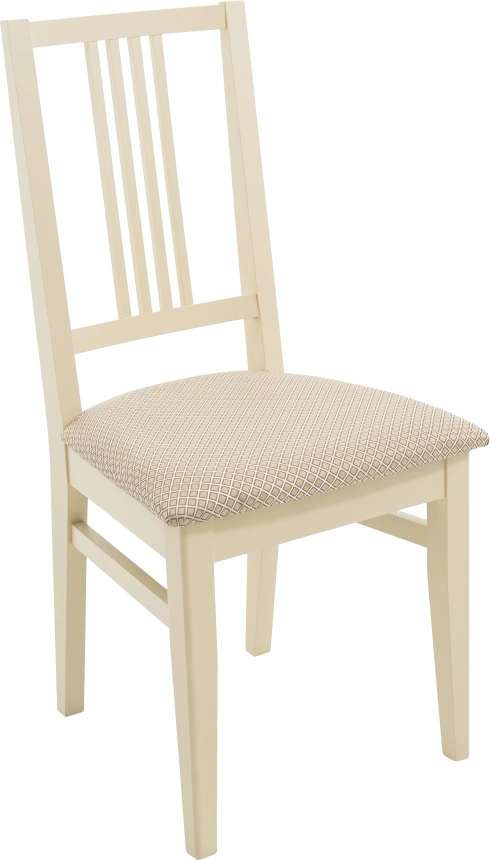 Стул Никас, деревянный, атина 160-1 жаккард, каркас слоновая кость