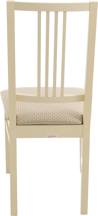 Стул Никас, деревянный, атина 160-1 жаккард, каркас слоновая кость