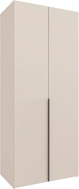 Шкаф двухдверный Лаура 1, распашной для одежды, кашемир серый
