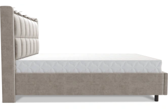 Кровать Женева 3, мягкая, полутораспальная, 140x200, Ловерс 06