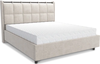 Кровать Женева 3, мягкая, полутораспальная, 140x200, Ловерс 06