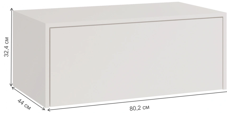 Шкаф навесной Роут 4, кашемир