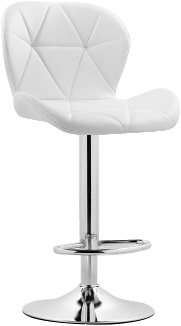 Барный стул Trio, white / chrome