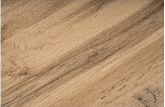 Кухонный стол Тринити Лофт, 120x80, ЛДСП, дуб вотан, каркас белый матовый