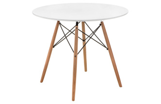 Кухонный стол Table, 80х72, white / wood