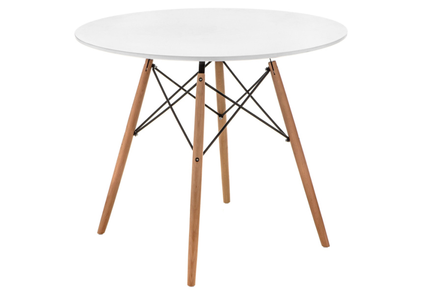 Кухонный стол Table, 80х72, white / wood