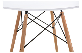 Кухонный стол Table, 80х72, white / wood