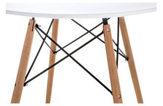 Кухонный стол Table, 80х72, white / wood