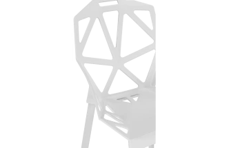 Стул One PC-015, пластиковый, белый