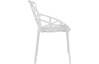 Стул One PC-015, пластиковый, белый