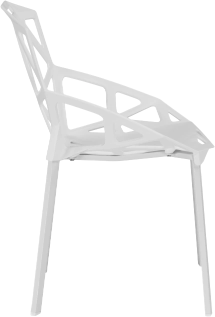 Стул One PC-015, пластиковый, белый