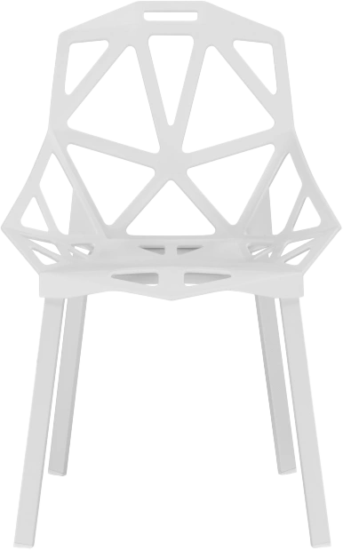 Стул One PC-015, пластиковый, белый