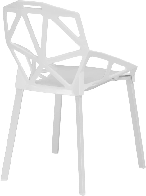 Стул One PC-015, пластиковый, белый