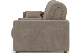 Диван прямой Хилтон 140, модель 139, Ultra Beige (бежевый) / венге