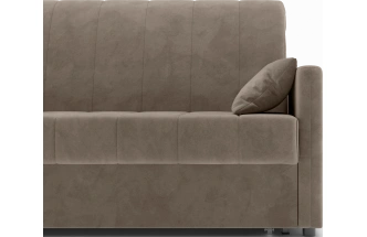 Диван прямой Хилтон 140, модель 139, Ultra Beige (бежевый) / венге