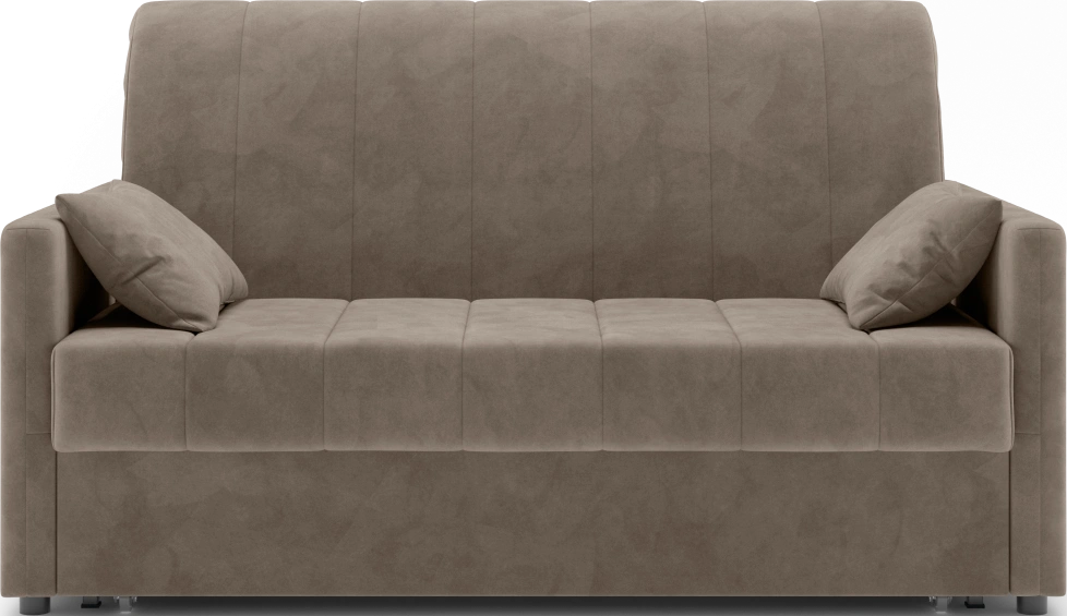 ​Диван прямой Хилтон 140, модель 139, Ultra Beige (бежевый) / венге