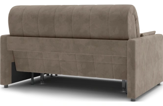 Диван прямой Хилтон 140, модель 139, Ultra Beige (бежевый) / венге