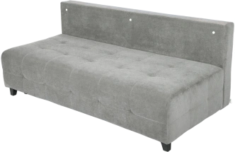 Диван прямой Бали 4 без боковин, Catania silver