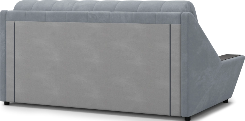 Диван прямой Канзас 160, модель 065, Maxx 900 (серый) / венге