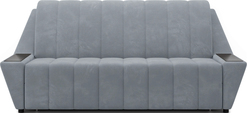 Диван прямой Канзас 160, модель 065, Maxx 900 (серый) / венге