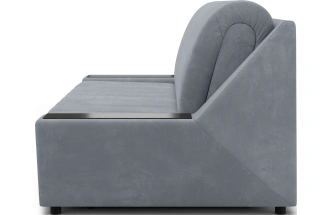 Диван прямой Канзас 160, модель 065, Maxx 900 (серый) / венге