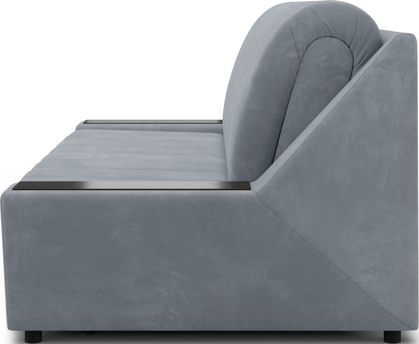 Диван прямой Канзас 160, модель 065, Maxx 900 (серый) / венге