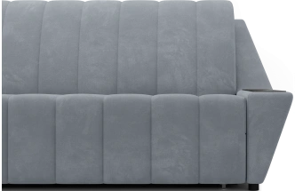 Диван прямой Канзас 160, модель 065, Maxx 900 (серый) / венге