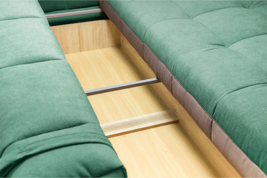 Диван прямой Аквамарин 11, Frozen 07