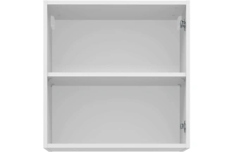 Полка настенная Слайд, 59х59, Белый глянец