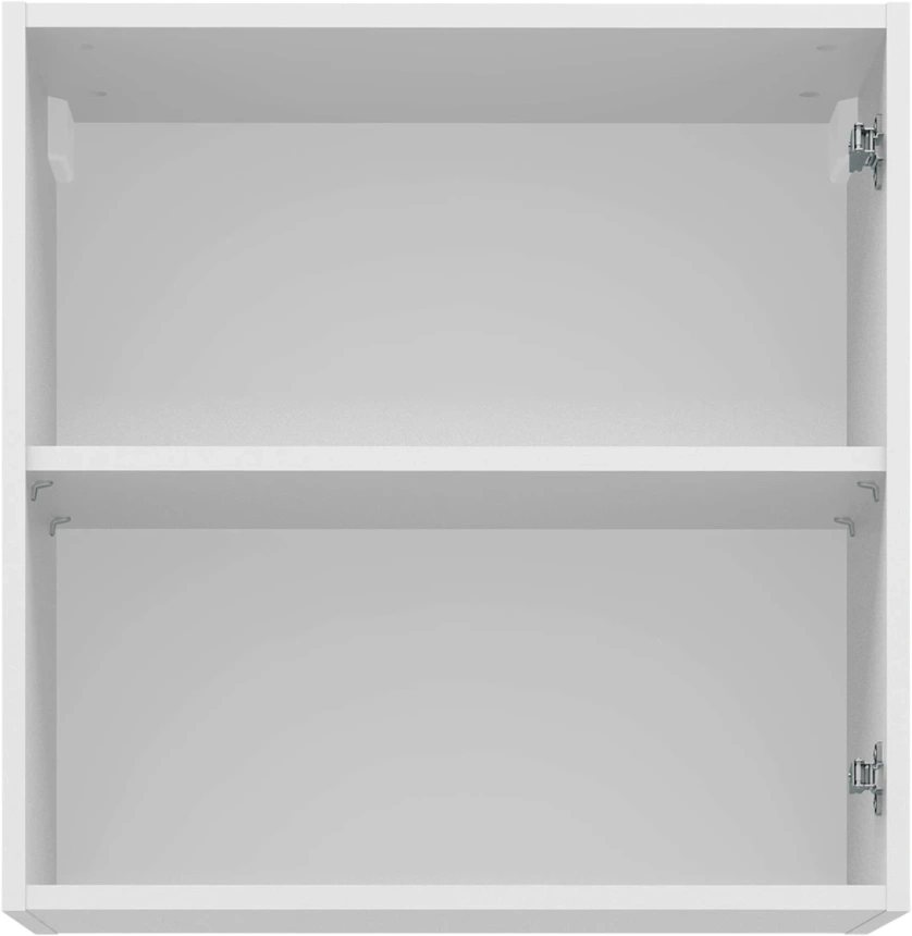 Полка настенная Слайд, 59х59, Белый глянец