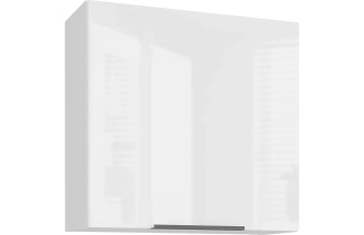 Полка настенная Слайд, 59х59, Белый глянец