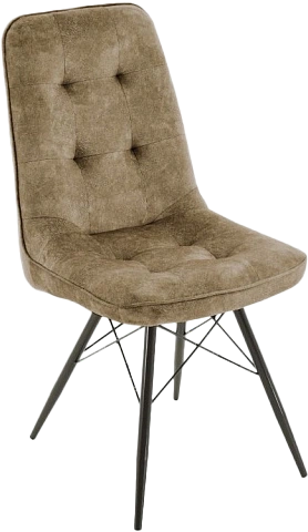 Стул Бордо, мягкий, милано 03, велюр, каркас паук черный 