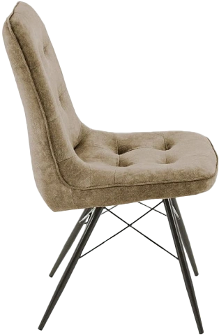 Стул Бордо, мягкий, милано 03, велюр, каркас паук черный 