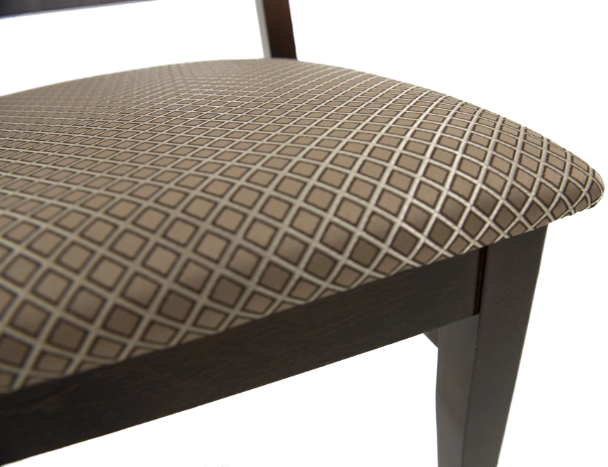 Стул Никас, деревянный, атина 37-1 жаккард, каркас орех темный