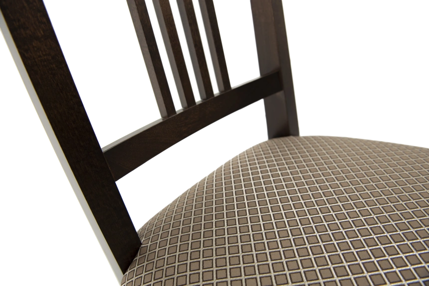 Стул Никас, деревянный, атина 37-1 жаккард, каркас орех темный