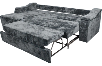 Диван угловой Бруно, ткань Kioto grafit, угол левый