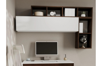 Шкаф навесной Модена, белый