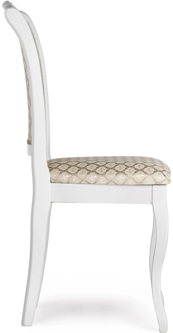 Стул Луиджи, деревянный, бежевый / белый