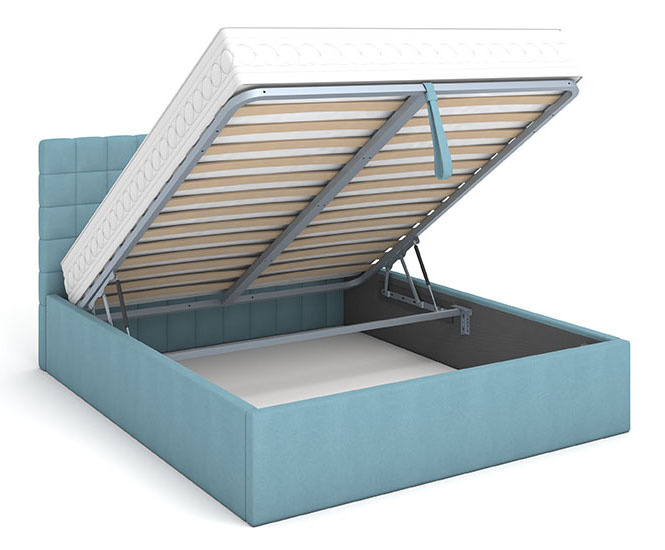 Кровать Ребекка с/м 160x200 Newtone aqua blue