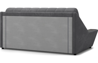​Диван прямой Канзас 160, модель 065, Maxx 965​ (темно-серый) / венге