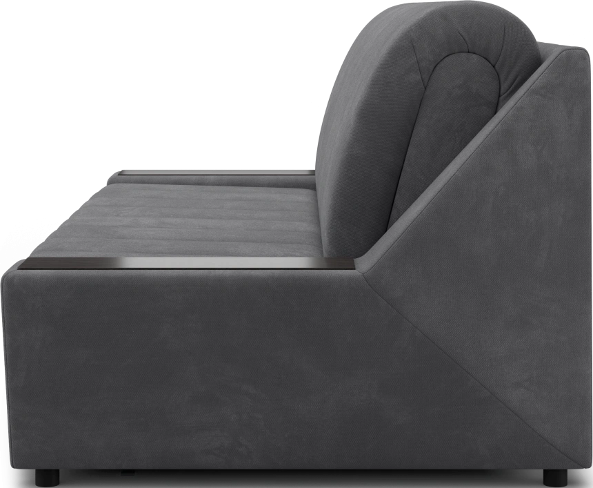 ​Диван прямой Канзас 160, модель 065, Maxx 965​ (темно-серый) / венге