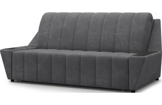 ​Диван прямой Канзас 160, модель 065, Maxx 965​ (темно-серый) / венге