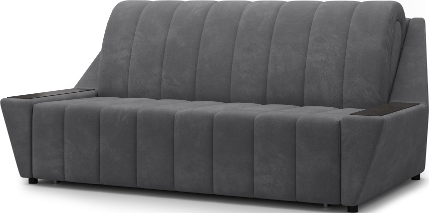 ​Диван прямой Канзас 160, модель 065, Maxx 965​ (темно-серый) / венге