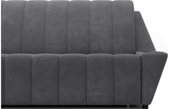 ​Диван прямой Канзас 160, модель 065, Maxx 965​ (темно-серый) / венге